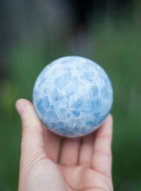 Blue Calcite Sphere | Crystal Spheres | Village Rock Shop