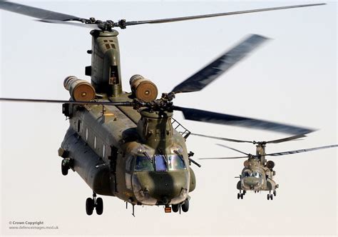 RAF Chinook Helicopters Take Off on a Mission Over Helmand… | Flickr