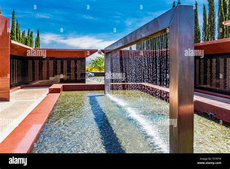 The Medal of Honor Memorial at the Riverside National Cemetery in ...