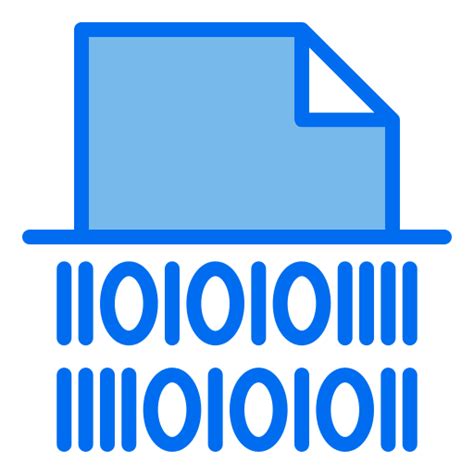 Binary code Generic color lineal-color icon