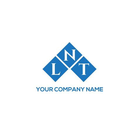 LNT letter logo design on WHITE background. LNT creative initials letter logo concept. LNT ...