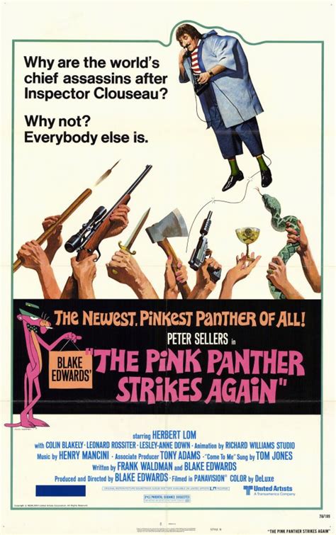 The Pink Panther Strikes Again Movie Posters From Movie Poster Shop