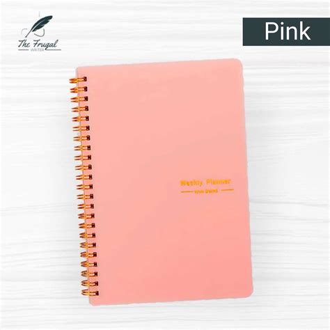 Spiral A5 Planner Notebook for Office or School Stationery Supplies - The Frugal Writer