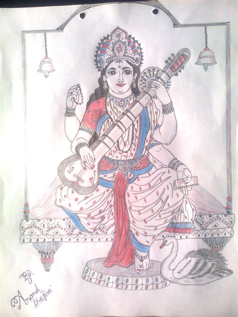 Maa Saraswati Drawing Easy You can choose the maa saraswati mantras for ...