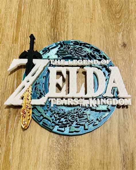 Archivo STL ZELDA : Logotipo de las Lágrimas del Reino 👾・Idea de impresión 3D para descargar・Cults