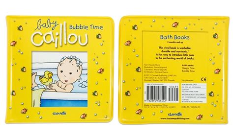 Caillou Bath Book Bundle (2-Piece) | Groupon