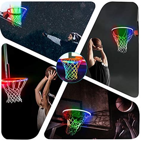 Gr8ware Solar Basketball Hoop Lights, Basketball Rim LED Light with ...