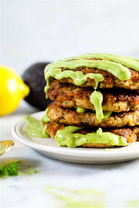 The Best Salmon Patties with Magic Green Sauce (Paleo, Whole30 + Keto) - Real Simple Good