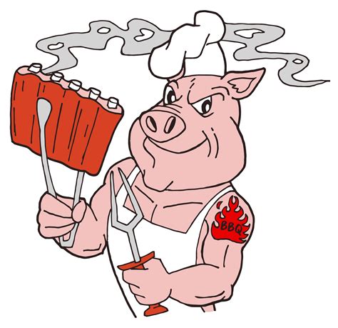 Pig Bbq Cartoon | Free download on ClipArtMag