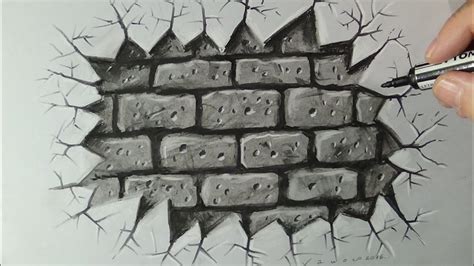 Brick Wall Drawing