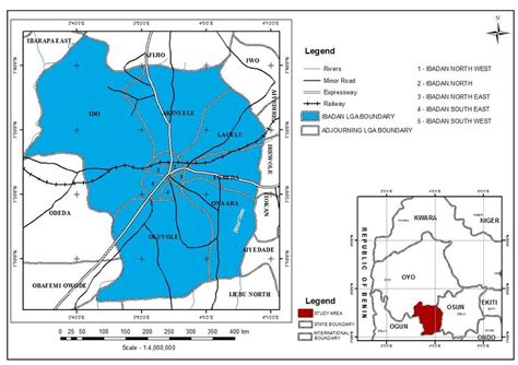 Map of Ibadan Metropolis Showing Local Government Areas (Inset: Oyo... | Download Scientific Diagram