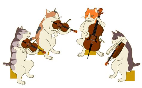 Quartet Cat Violin · Free image on Pixabay