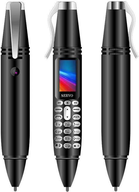 Amazon.com: Mini Cell Phone Pen Style Bluetooth Dialer 0.96" Tiny ...