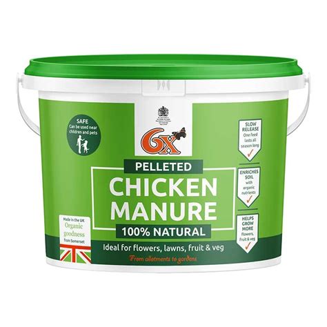 Chicken Manure Pellets – 8Kg Tub - The Pot Place Garden Centre