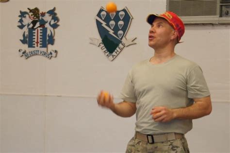 American Juggling Soldiers in Afghanistan · IJA