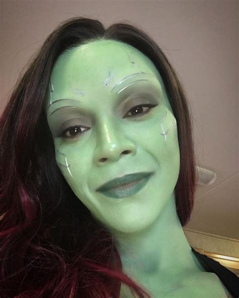 Pin by Frankie Bellingham on Super hero ideas | Marvel halloween costumes, Gamora makeup, Gamora