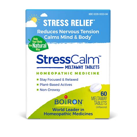 Boiron StressCalm 60 Tablets Stress Relief - Walmart.com - Walmart.com