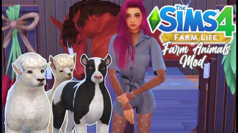 FARM ANIMALS FOR THE SIMS 4 // MOD INSTALLATION & OVERVIEW - YouTube