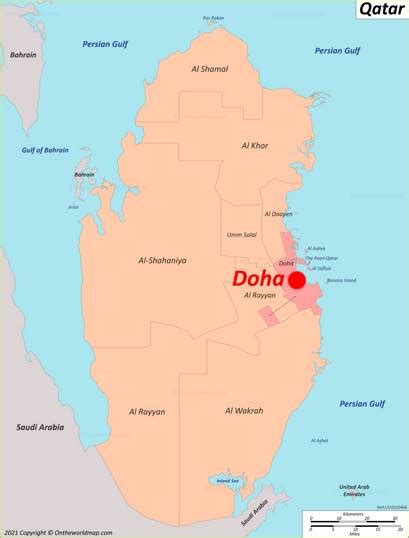 Doha Map | Qatar | Detailed Maps of Doha