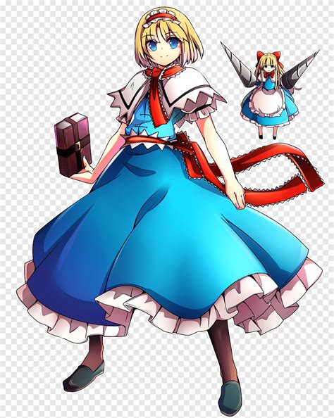 Alice Margatroid Touhou Project Fan art Tewi Inaba, apron, manga ...