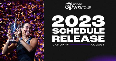 WTA announces provisional 2023 calendar