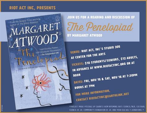 The Penelopiad by Margaret Atwood – Riot Act, Inc.