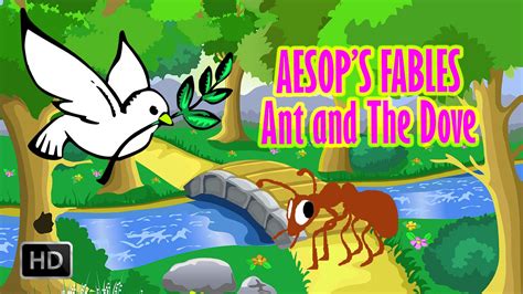 Aesop's Fables - Ant and The Dove - Kids Stories - YouTube