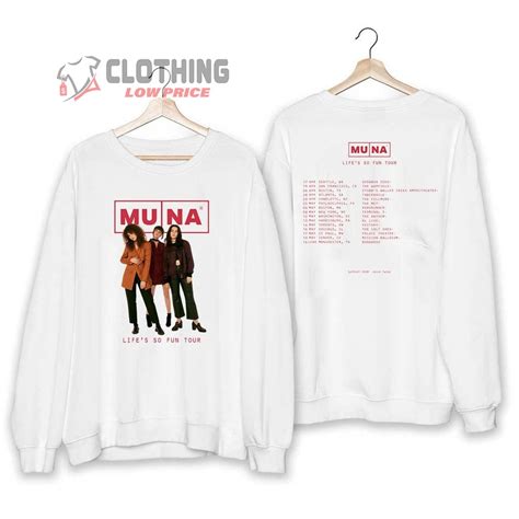 Muna Band Life'S So Fun Tour 2023 Merch, Muna Band Tour 2023 Tickets ...