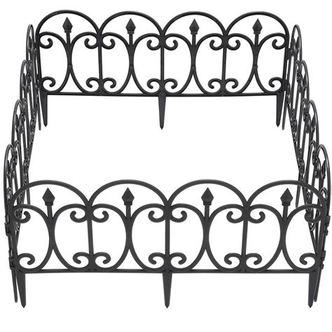 Living and Home 6 Pieces Decorative Garden Picket Fence | Wilko