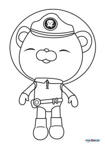 Captain Barnacles Octonauts Coloring Pages