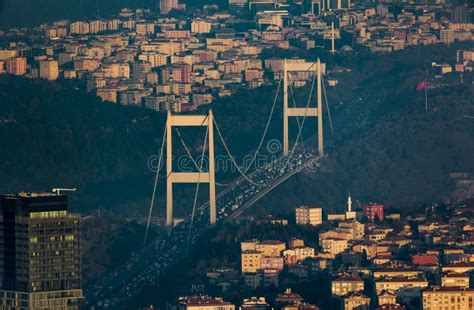 Fatih Sultan Mehmet Bridge stock photo. Image of cityscape - 99120662