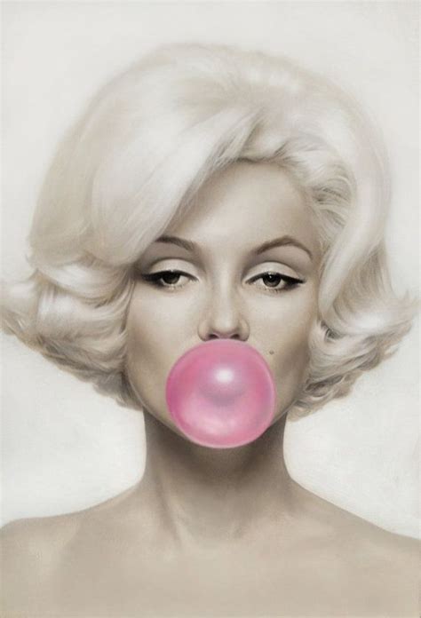 Marilyn Monroe Pink Bubblegum on Canvas Multiple Sizes Available | Marilyn, Marilyn monroe, Pink ...