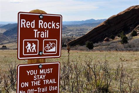 Red Rocks Trail at Red Rocks Park in Denver