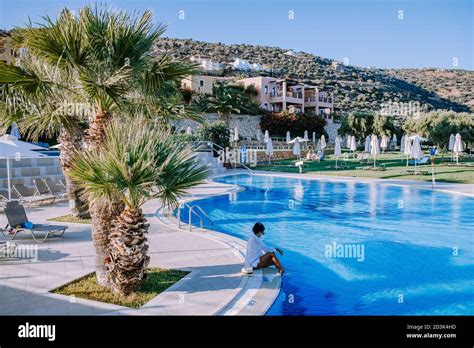 Crete Greece, Candia park village a luxury holiday village in Crete Greece Stock Photo - Alamy