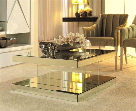 30 Collection of Round Mirrored Coffee Tables