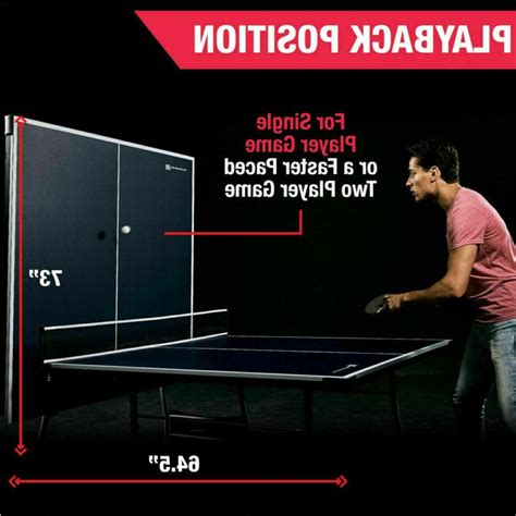 Official Size Ping Pong Table Tennis Indoor Foldable