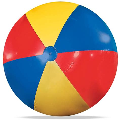 Novelty Place Giant Inflatable Beach Ball, Pool Toy for Kids & Adults - Jumbo Size 5 Feet (60 ...