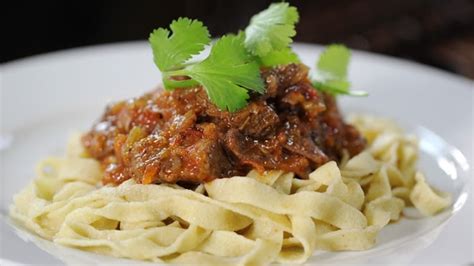 Oxtail Ragu and Fennel Pollen Pasta - Playing With Fire And Water