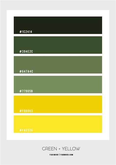 Green and Yellow Colour Scheme – Colour Palette #82 | Color palette ...