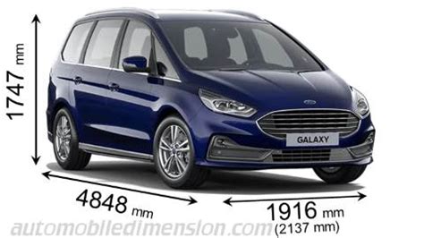 Ford Galaxy dimensions, boot space and similars