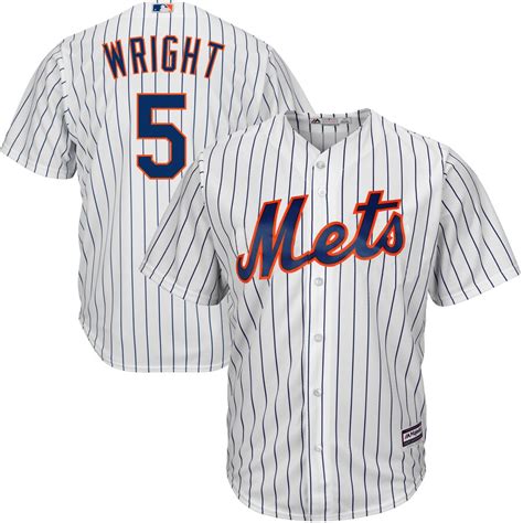 David Wright New York Mets Youth White/Royal Official Cool Base Player Jersey