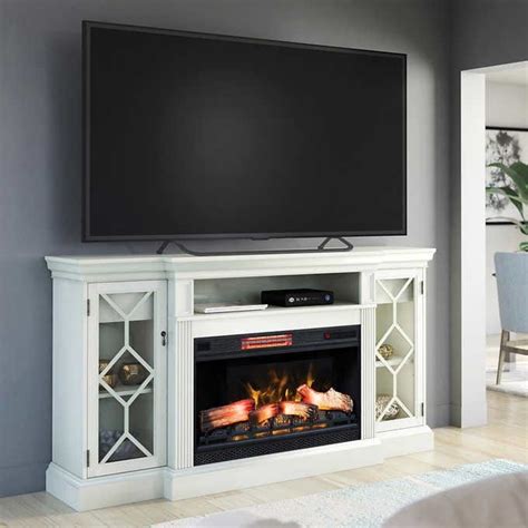 Tresanti Megandale TV Console with Classic Flame Electric Fireplace in 2020 | Electric fireplace ...