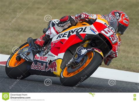 Driver Marc Marquez. Honda Team Editorial Stock Image - Image of power, barcelona: 72457219