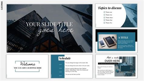 Meeting presentation. Free PowerPoint template & Google Slides theme