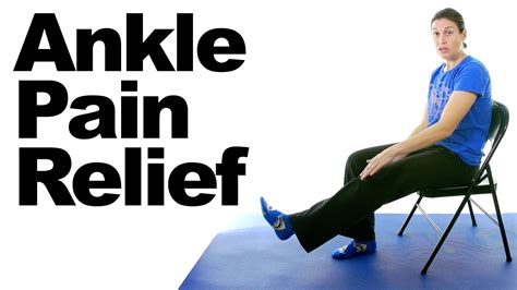 Ankle Pain Relief Stretches - 5 Minute Real Time Routine - YouTube