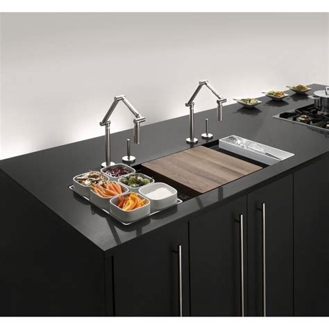 KOHLER Stages Undercounter Stainless Steel 45x18.5x9.8125 0-Hole Single ...