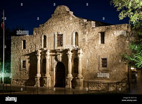 The Alamo (Mission San Antonio de Valero), San Antonio, Texas USA Stock ...