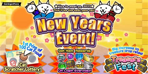 The Battle Cats is celebrating New Year 2023 with special events and rewards - All in One 24x7