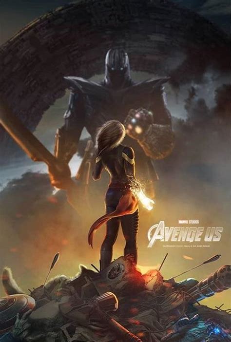 Captain Marvel vs. Thanos by BossLogic : r/marvelstudios