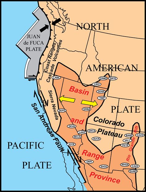 Divergent Plate Boundary—Continental Rift - Geology (U.S. National Park ...